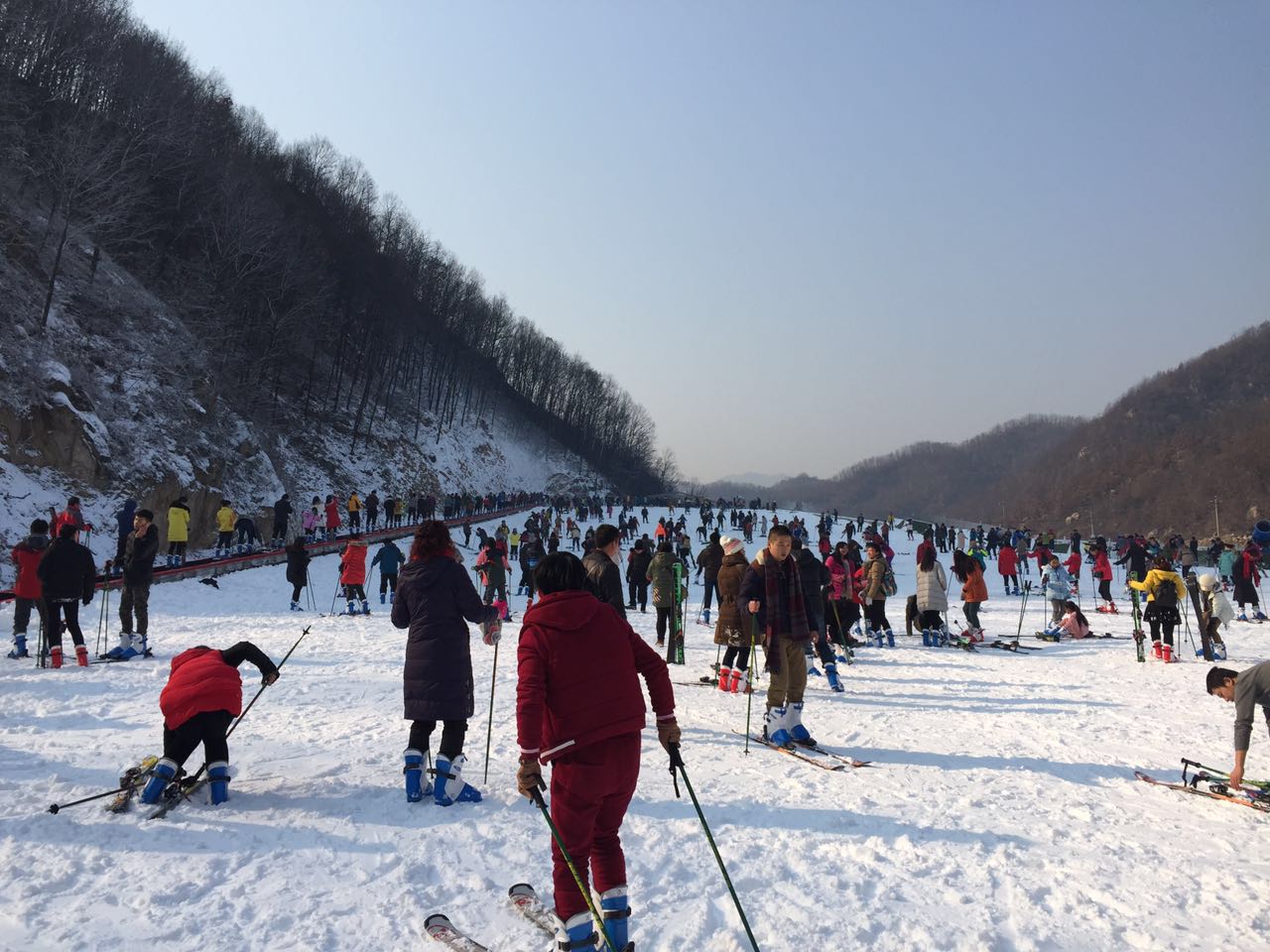 河南平顶山大峡谷滑雪场